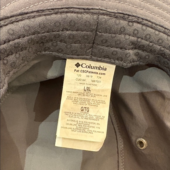 Columbia brimmed sun hat L/XL - Picture 7 of 9